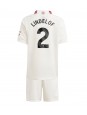 Otroški Nogometna dresi replika Manchester United Victor Lindelof #2 Tretji 2023-24 Kratek rokav (+ hlače)